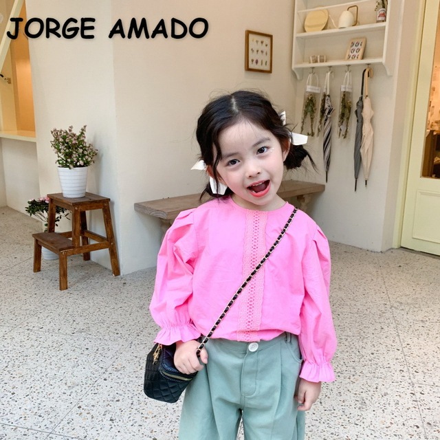 Legginsy dziecięce dziewczęce koreańskiego stylu jesienne, elastyczny pas, wafelkowy wzór, koronka, jednolity kolor, E716 - Wianko - 8