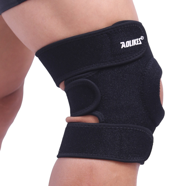 Regulowane ochraniacze kolan Brace Kneepad - sportowe, treningowe, elastyczne, z regulowanymi rzepkami kondycja fizyczna - Wianko - 10