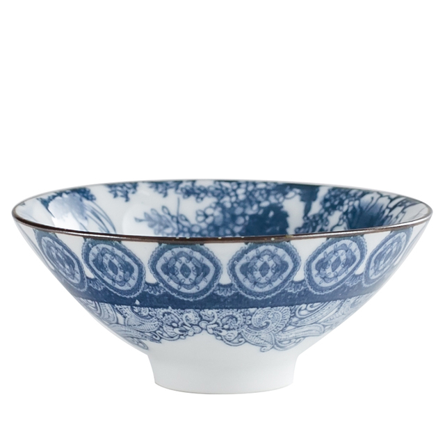 Zestaw 6 filiżanek do herbaty Jingdezhen, ręcznie malowanych, niebiesko-białych, z porcelany Boutique ceramicznej - Wianko - 12