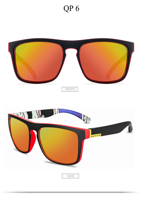 Okulary wędkarskie QUISVIKER polaryzacyjne męsko-damskie UV400 słońce - Wianko - 8