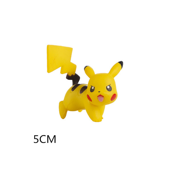 Pokemon Figurki Akcji 4-13Cm Model Zabawki Film Kreskówka Anime Pikachu Eevee Charmander Mewtwo Kolekcja Dziecka Urodziny - Wianko - 25