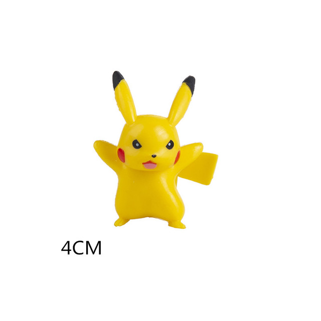 Pokemon Figurki Akcji 4-13Cm Model Zabawki Film Kreskówka Anime Pikachu Eevee Charmander Mewtwo Kolekcja Dziecka Urodziny - Wianko - 27