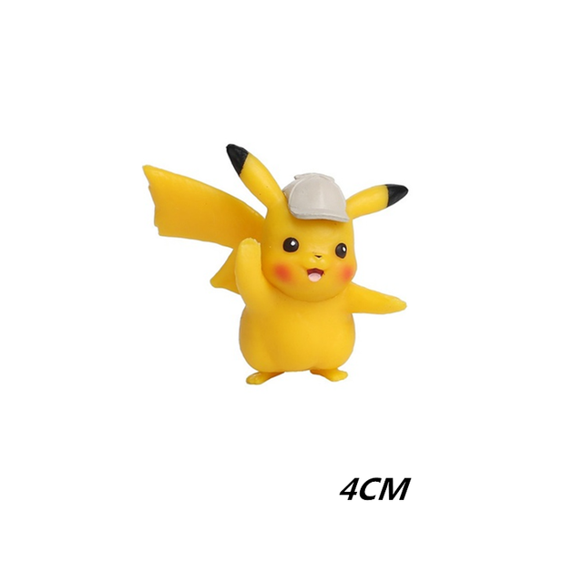 Pokemon Figurki Akcji 4-13Cm Model Zabawki Film Kreskówka Anime Pikachu Eevee Charmander Mewtwo Kolekcja Dziecka Urodziny - Wianko - 21