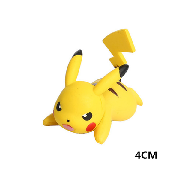 Pokemon Figurki Akcji 4-13Cm Model Zabawki Film Kreskówka Anime Pikachu Eevee Charmander Mewtwo Kolekcja Dziecka Urodziny - Wianko - 29