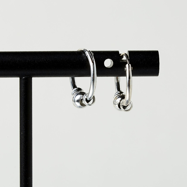 Modne łańcuszkowe kolczyki Hoop z krzyżem i piórkiem dla kobiet i mężczyzn - Wianko - 16
