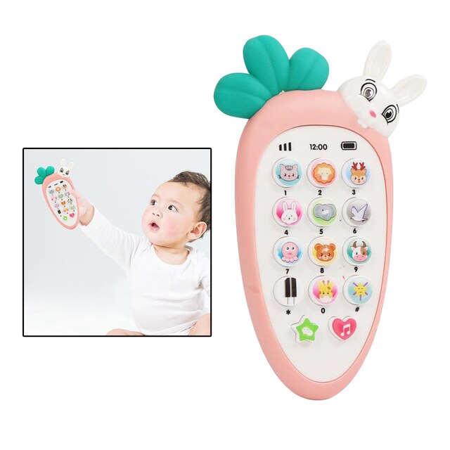 Smartfon muzyczny dla niemowląt - zabawka edukacyjna z melodyjkami - Wianko - 3