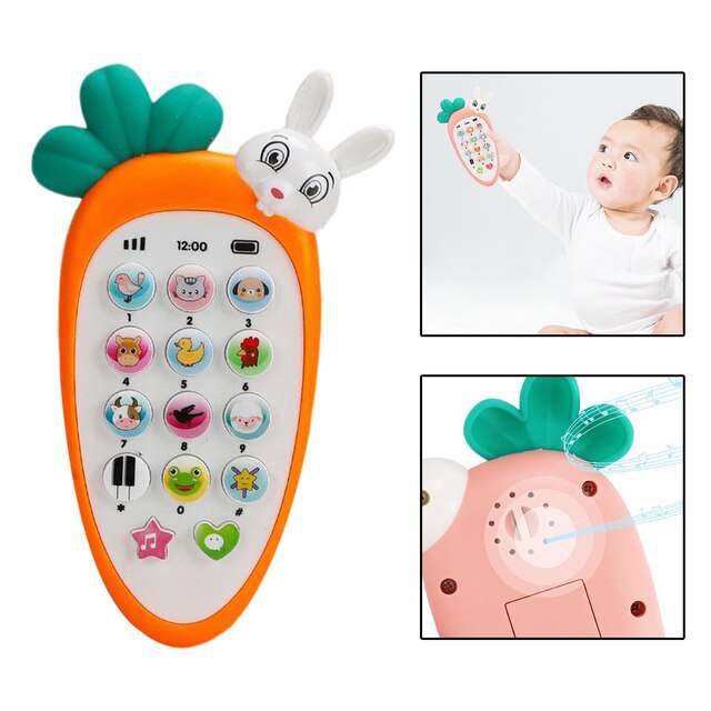 Smartfon muzyczny dla niemowląt - zabawka edukacyjna z melodyjkami - Wianko - 2
