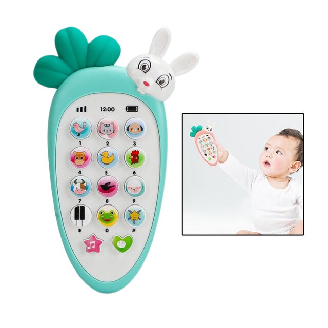 Smartfon muzyczny dla niemowląt - zabawka edukacyjna z melodyjkami - Wianko - 5