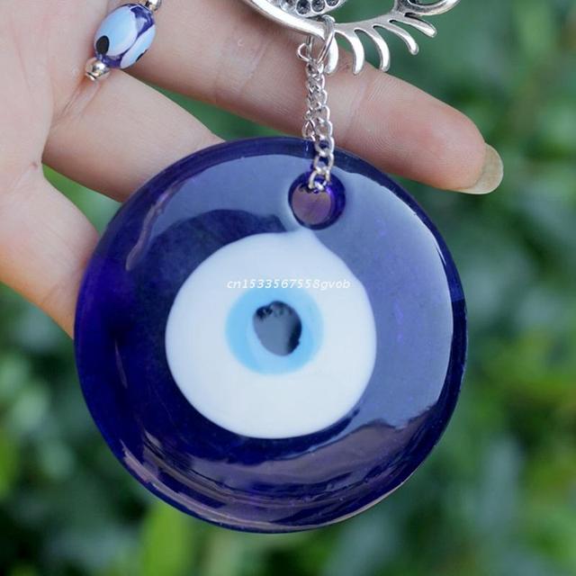 Zawieszka na ścianę - Turecki amulet Evil Eye, dekoracja domowa, ochrona, błogosławieństwo, powodzenie - Wianko - 5