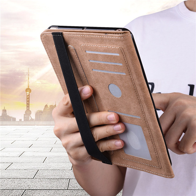 Pokrowiec skórzany na tablet Lenovo Tab M10 z portfelem i miejscem na kartę - Wianko - 20