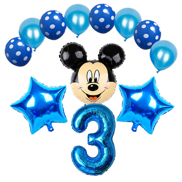 Zestaw 24 cal balonów z folii aluminiowej Disney Minnie i Mickey - dekoracje ślubne, urodzinowe, baby shower - Wianko - 9
