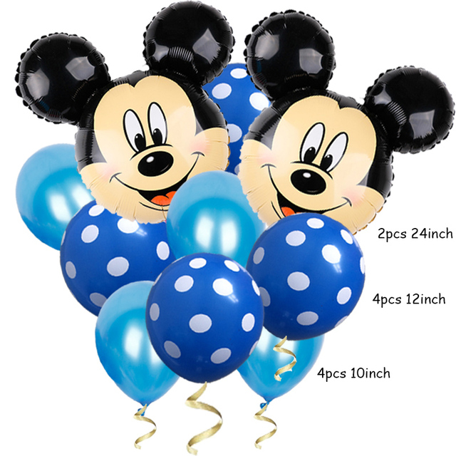 Zestaw 24 cal balonów z folii aluminiowej Disney Minnie i Mickey - dekoracje ślubne, urodzinowe, baby shower - Wianko - 7