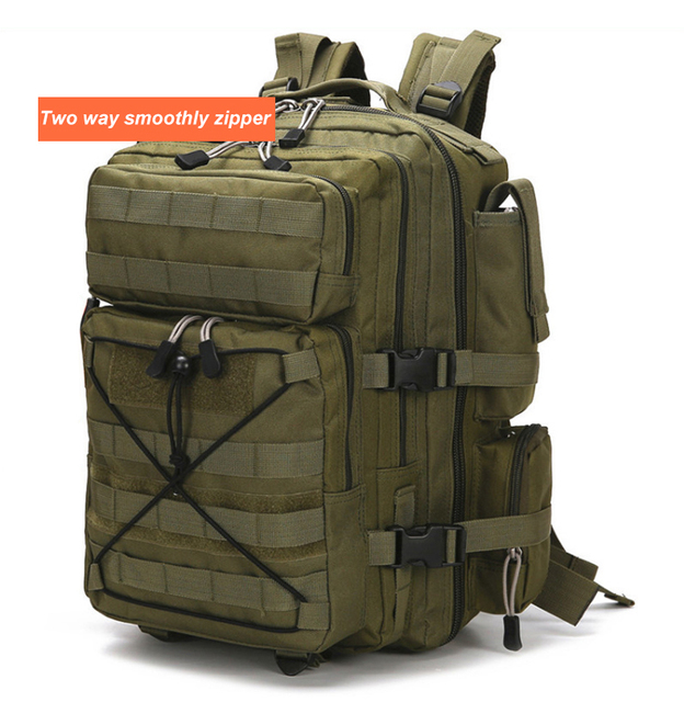 Plecak wojskowy o pojemności 30L, wodoodporny, idealny na wycieczki rowerowe, piesze wędrówki, camping, wędkarstwo i polowania - Wianko - 3