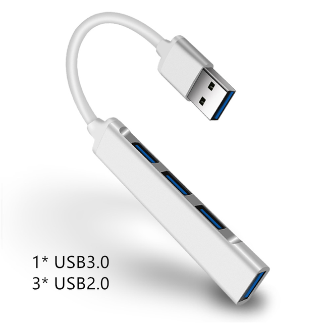 USB-C HUB 3.0 typu C 3.1 4-portowy adapter wielozadaniowy OTG - Lenovo Xiaomi Macbook Air Pro 13 15 16 komputerowe - Wianko - 7
