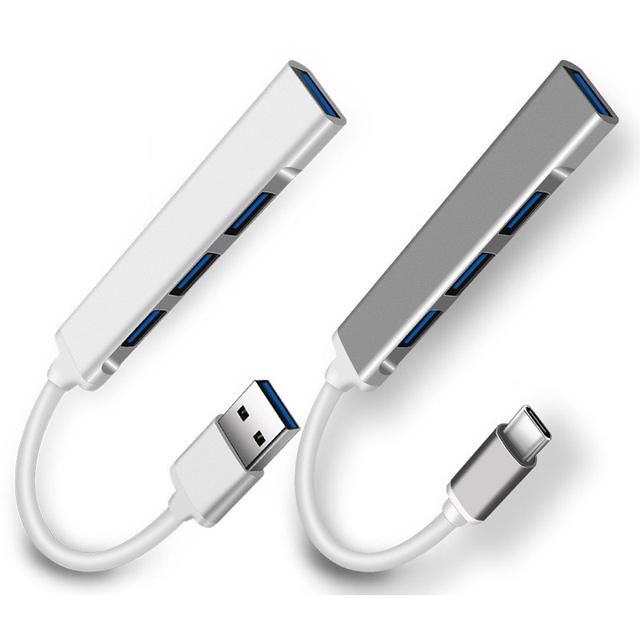 USB-C HUB 3.0 typu C 3.1 4-portowy adapter wielozadaniowy OTG - Lenovo Xiaomi Macbook Air Pro 13 15 16 komputerowe - Wianko - 10