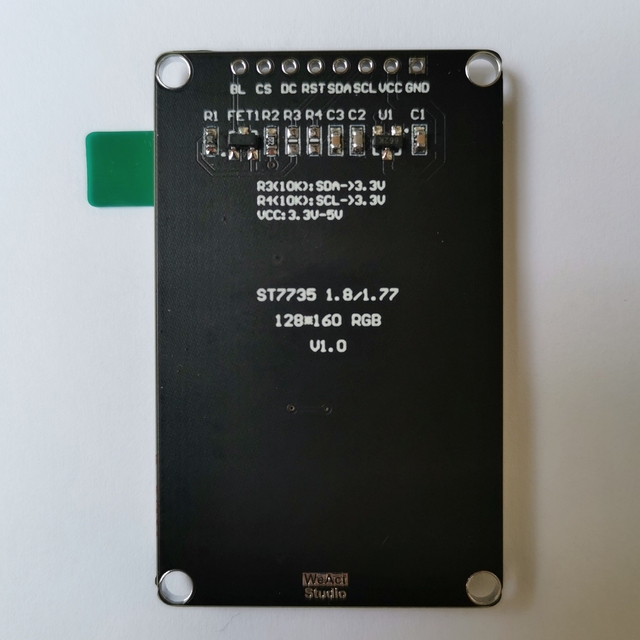 1.8-calowy wyświetlacz TFT kolorowy ekran IPS ST7735 LCD 5V 3.3V - Wianko - 2