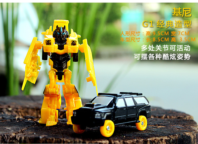 Zestaw Transformujący Robot Samochodu dla Chłopców - Zabawka Figurka wraz z Modelem Pojazdu - Wianko - 8