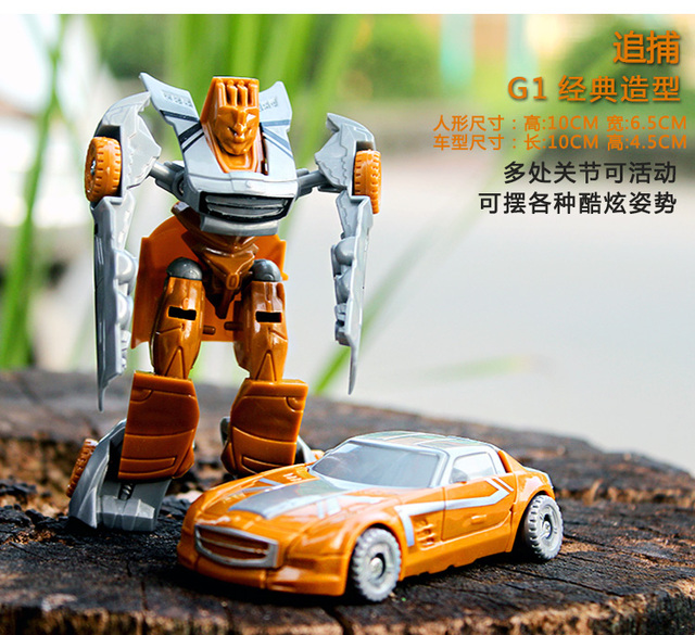 Zestaw Transformujący Robot Samochodu dla Chłopców - Zabawka Figurka wraz z Modelem Pojazdu - Wianko - 17