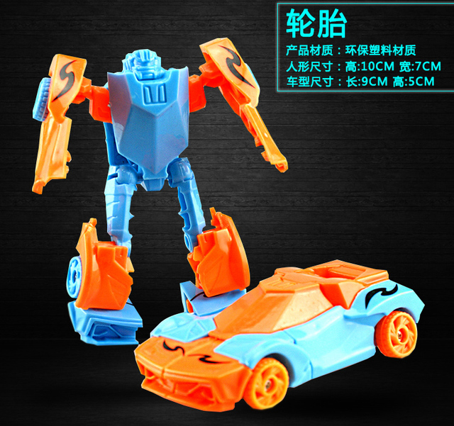 Zestaw Transformujący Robot Samochodu dla Chłopców - Zabawka Figurka wraz z Modelem Pojazdu - Wianko - 20