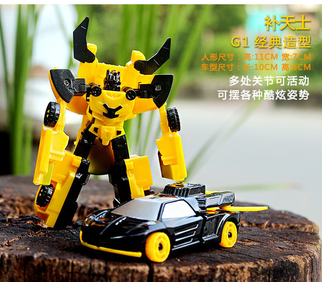Zestaw Transformujący Robot Samochodu dla Chłopców - Zabawka Figurka wraz z Modelem Pojazdu - Wianko - 11