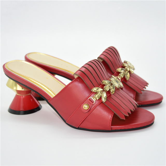 Eleganckie letnie buty damskie na słupku ozdobione dżetami wysokiej jakości - Wianko - 12