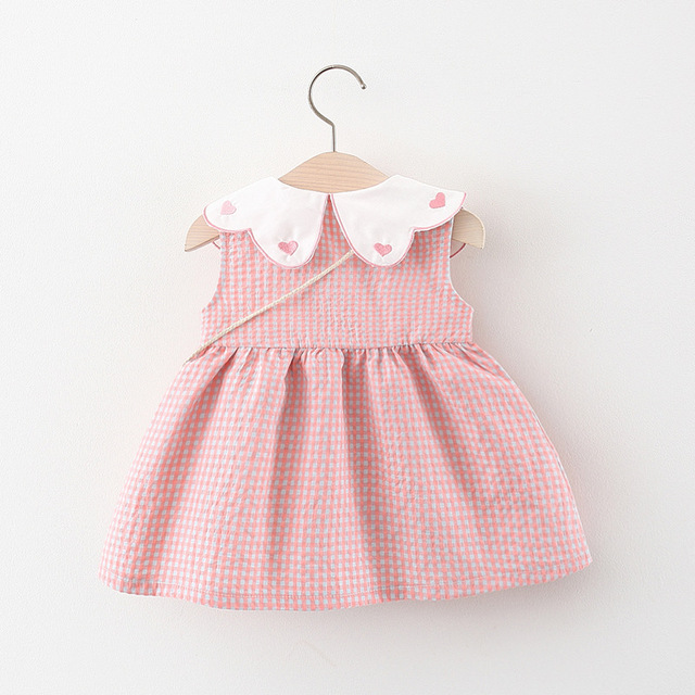 Nowa kolekcja letnich sukienek dla dziewcząt z 2021 roku - 4 części (numer produktu: 042902) - Wianko - 3