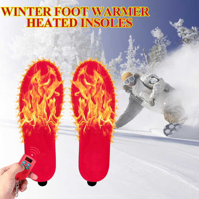 Podgrzewane wkładki buty termiczne podeszwy do podgrzewania stóp, dezodoryzowane, oddychające, allmaty, wiele rozmiarów na zimę - Wianko - 1
