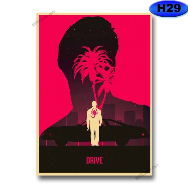 Plakat papierowy z naklejką Home Decor, kolekcja vintage minimalistycznych plakatów filmowych, sypialnia Bar Cafe Wall artystyczny obraz (HD plakat) - Wianko - 32