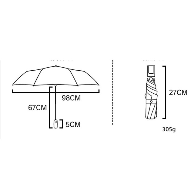 Różowy parasol wiatroszczelny z kwiatowym motywem - parasol składany słoneczny i deszczowy dla kobiet YD210045 - Wianko - 9