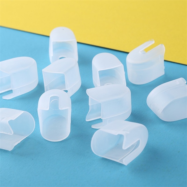 Uniwersalne plastikowe pędzle do blendowania pokryw przycisków - 10 sztuk/paczka - Wianko - 4