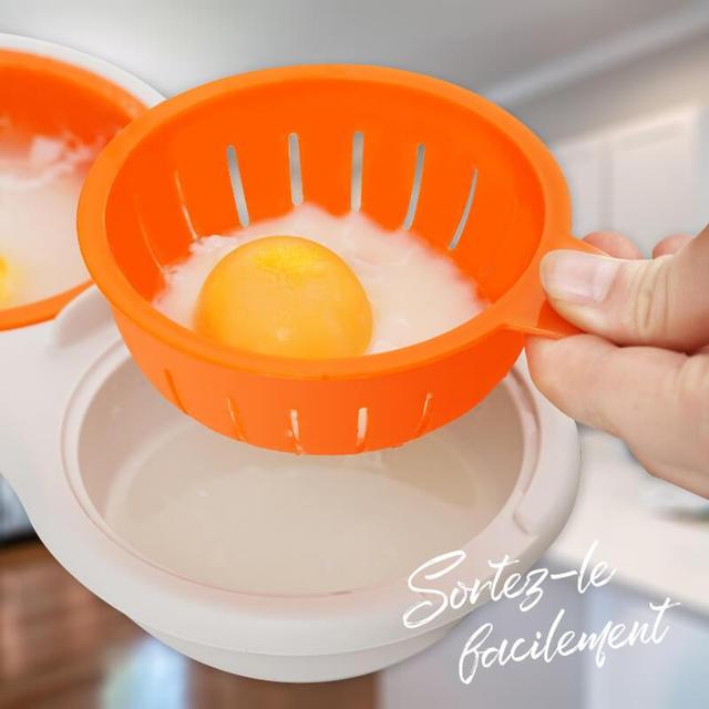 Wonderlife Jajowar do gotowania jajek na parze - Zestaw narzędzi kuchennych do idealnie ugotowanych jajek - Wianko - 6