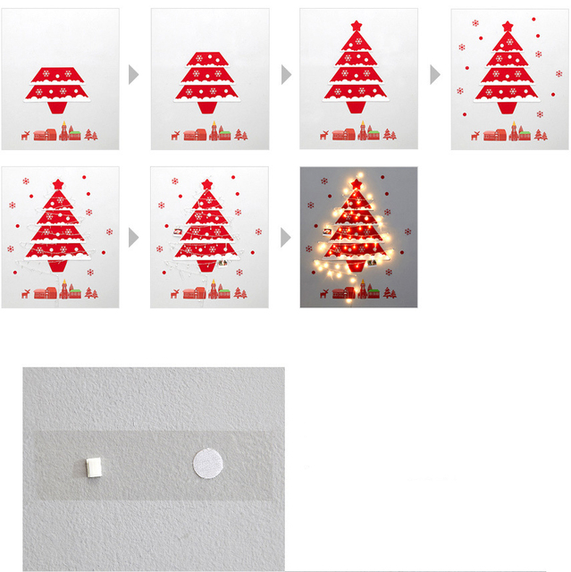 Dziecięce ozdoby na ścianę- Choinka na Nowy Rok, idealna jako prezent, dekoracje dla domu w stylu bożonarodzeniowym - Navidad - Wianko - 27
