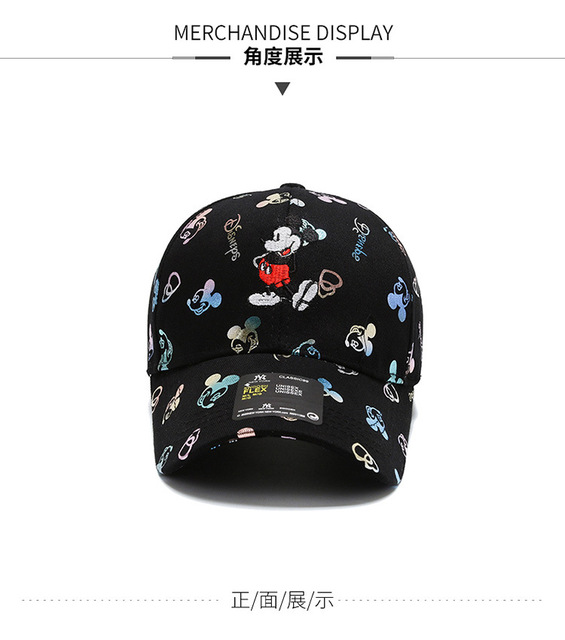 Disney plus kapelusz Mickey Mouse Minnie Mouse Anime czapka unisex regulowana - Wianko - 5