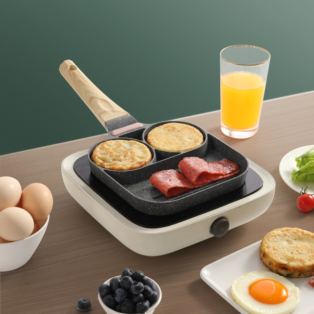Naleśnik-Stek Patelnia Non-Stick do Smażenia Jajek i Omletów z Urządzeniem do Robienia Śniadania - Patelnie Kuchenne Cocina - Wianko - 1