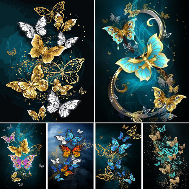 Wiertło diamentowe motyl 5D DIY - pełne malowanie, haft krzyżykowy, zwierzęcy zestaw do szycia, mozaika obrazowa - Wianko - 12