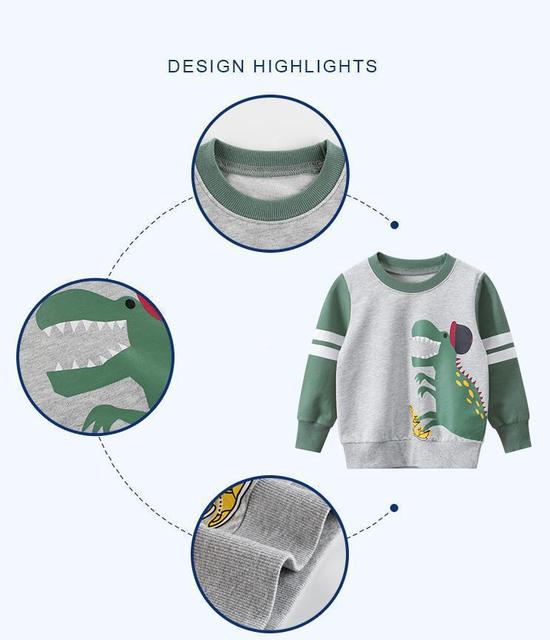 Sweter dzianinowy z długim rękawem dla chłopców w wieku 1-8 lat - casualowa moda na wiosnę - Wianko - 1