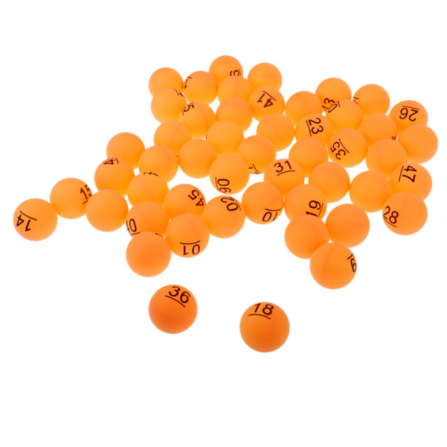 50 sztuk praktycznych piłek do tenisa stołowego PP 40mm Pong - szczęśliwa loteria dla treningu na stole - Wianko - 5