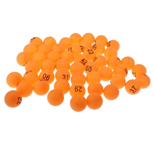 50 sztuk praktycznych piłek do tenisa stołowego PP 40mm Pong - szczęśliwa loteria dla treningu na stole - Wianko - 2