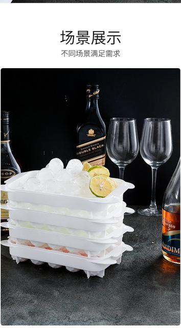 Przyrząd do tworzenia kulek lodowych DIY - forma na lody w kształcie kostki, donica, taca, zestaw form do loda Popsicle Barrel - akcesoria kuchenne i barowe - Wianko - 8