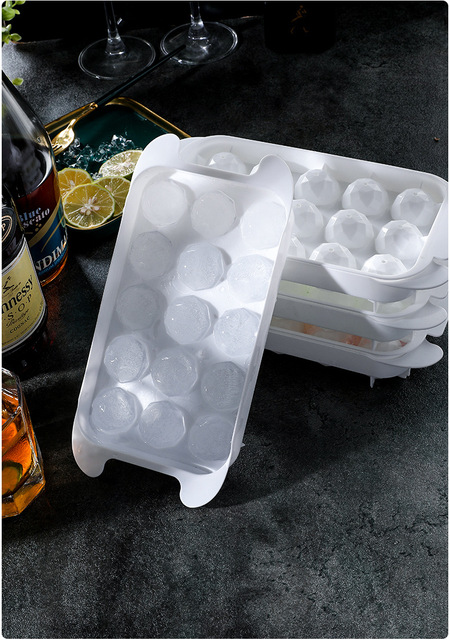 Przyrząd do tworzenia kulek lodowych DIY - forma na lody w kształcie kostki, donica, taca, zestaw form do loda Popsicle Barrel - akcesoria kuchenne i barowe - Wianko - 9