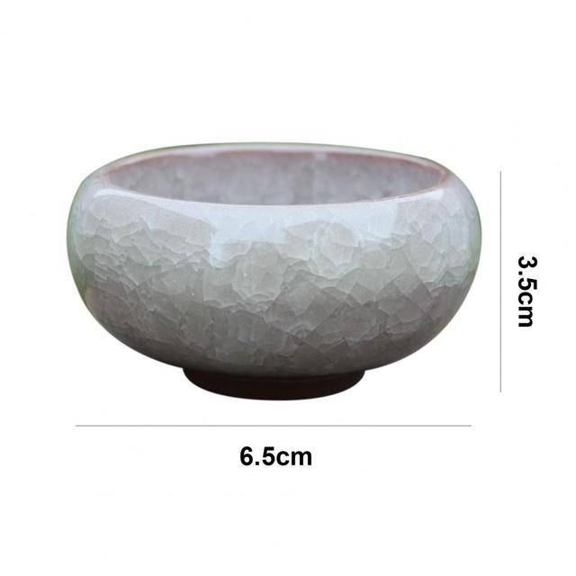 Doniczka ceramiczna Mini - delikatna, praktyczna i kompaktowa. Wykwintna sadzarka do soczystych roślin - idealna na prezenty domowe - Wianko - 5