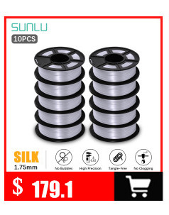 SUNLU SILK PLA 3D Filament 1.75MM - Jedwabna tekstura, Materiały do druku 3D (1KG ze szpulą) - Wianko - 25