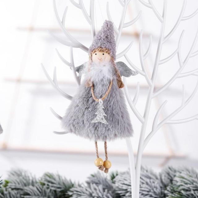 Lalka aniołek ozdoba na choinkę świąteczna dekoracja domu 2021-2022 - Wianko - 8