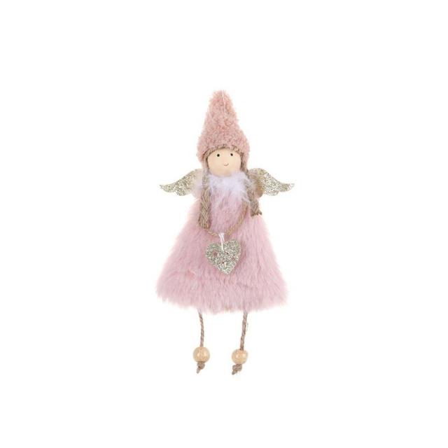 Lalka aniołek ozdoba na choinkę świąteczna dekoracja domu 2021-2022 - Wianko - 10
