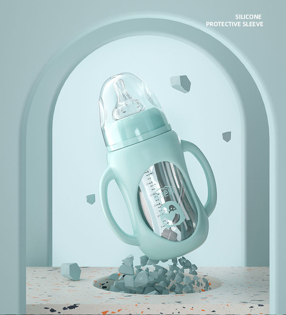 Silikonowe kubki do picia dla niemowląt - butelki z silikonowymi słomkami - Wianko - 8