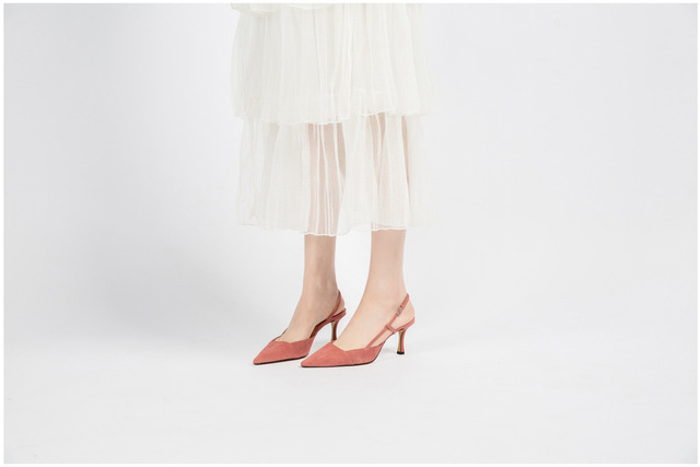 Nowe letnie czarne buty damskie - ZAR 2021, na wysokim obcasie, z przepięknym noskiem, w modnym stylu - szpilki Muller sandały - Wianko - 16