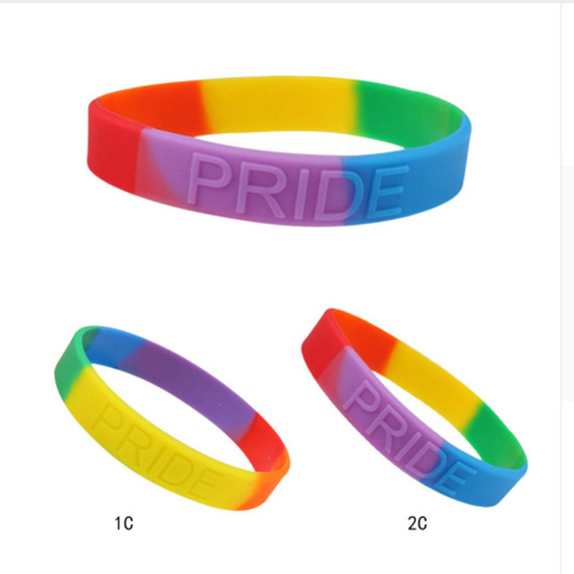 Bransoletka owijana - Sport Gay pride, Rainbow, Biseksualna, Lesbijka, Trans pride - Prezent - Wianko - 2