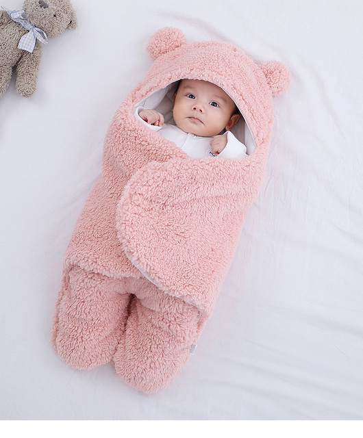 Kocyk dziecięcy bawełniany SMGSLIB - artykuł dla noworodków, wrap do przewijania, śpiwór dla dzieci, wiosenko duże, bebe invierno - kundak, decke cobertor infantil, bebek - Wianko - 2