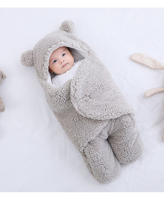 Kocyk dziecięcy bawełniany SMGSLIB - artykuł dla noworodków, wrap do przewijania, śpiwór dla dzieci, wiosenko duże, bebe invierno - kundak, decke cobertor infantil, bebek - Wianko - 5