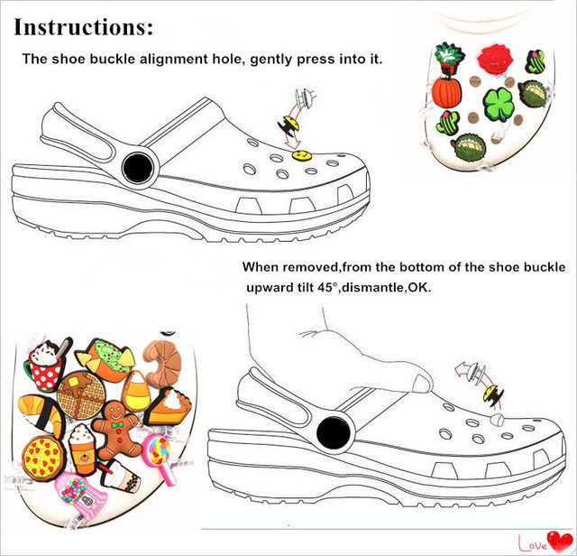 Dekoracyjna bransoletka z wyjątkowym wzorem dyni grzyb pcv, ozdoby na buty - Daisy uwodzący dodatek dla dzieci - Wianko - 2